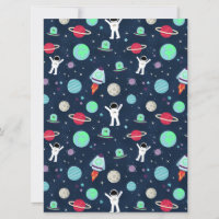 Astronautes Planètes Fusées et Aliens