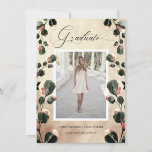 Save The Date Automne sentir les tons d'octobre Photo Graduation