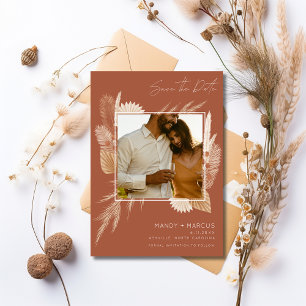 Save The Date Automne Terracotta Mariage photo