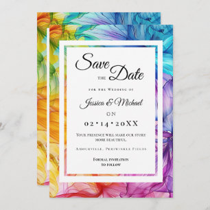 Save The Date Avec la photo Ethereal Bloom