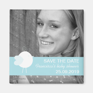 Save the Date Baby-Duschen-kundenspezifische Magnet