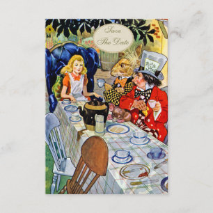 Save The Date Baby shower Tea Party de Mad Hatter Enregistrer la