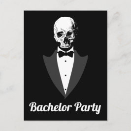 Save the Date Bachelor Party Ankündigungspostkarte
