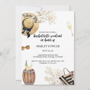 Save The Date Bachelorette, bachelorette, itinéraire week-end