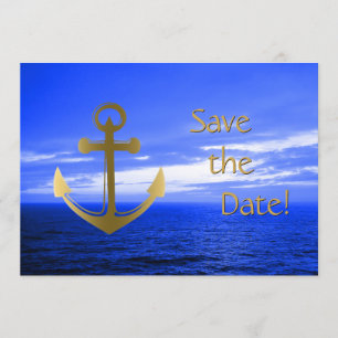 Save The Date Bateau de croisière épousant des économies