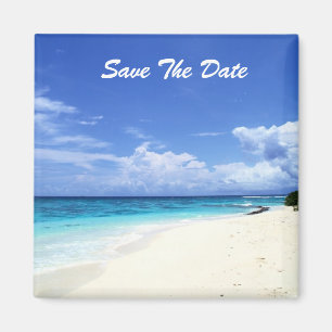Save the Date Beach Magnet