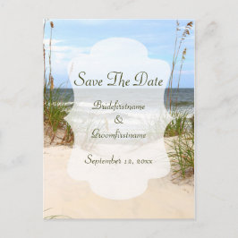 Save the Date Beach Postkarte