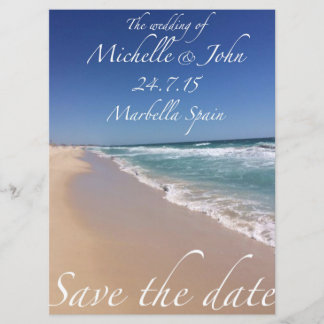 Save the Date Beach Style Einladungen
