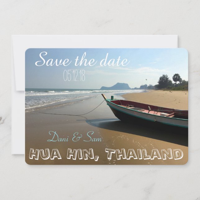 Save the Date Beach Wedding (Vorderseite)