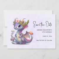 Beau Dragon avec Couronne élégante