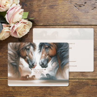 Beau Mariage Cheval Brown Sauvez la date