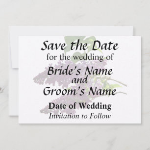 Save The Date Belles Lilacs