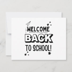 Save The Date Bienvenue au retour à l'école !