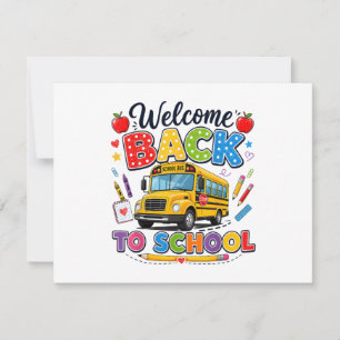 Save The Date Bienvenue sur les T-shirts de chauffeur d'autobus