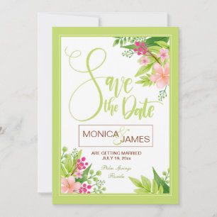 Save the Date Blumenmitteilung Einladung