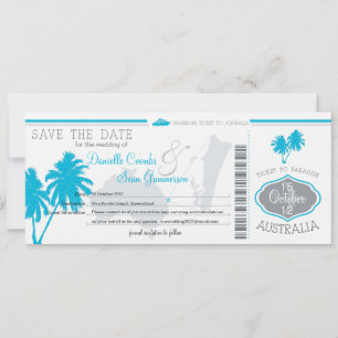 Save the Date Boarding nach Australien