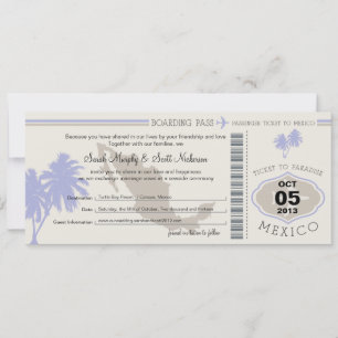 Save the Date Boarding nach Mexiko