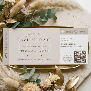 Save-the-Date-Boarding-Pass-Hochzeitsflugticket Einladung
