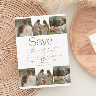 Save The Date Boho Modern Photo Wedding Sauvez les dates