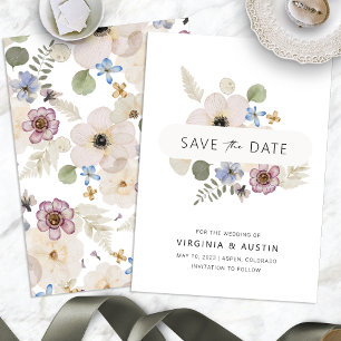 Save The Date Boho Moderne Faire Part de Date