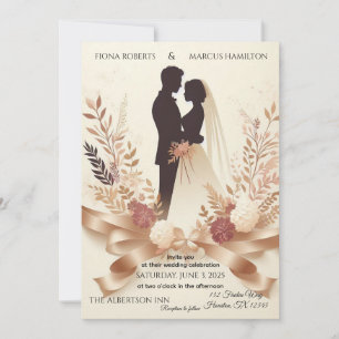 Save The Date Boho Romantique Floral Rustique Élégant Mariage