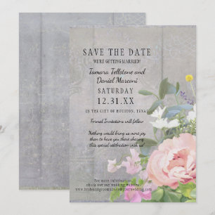 Save the Date BOHO Rustikale Holzbaumholzbaumholz Einladung