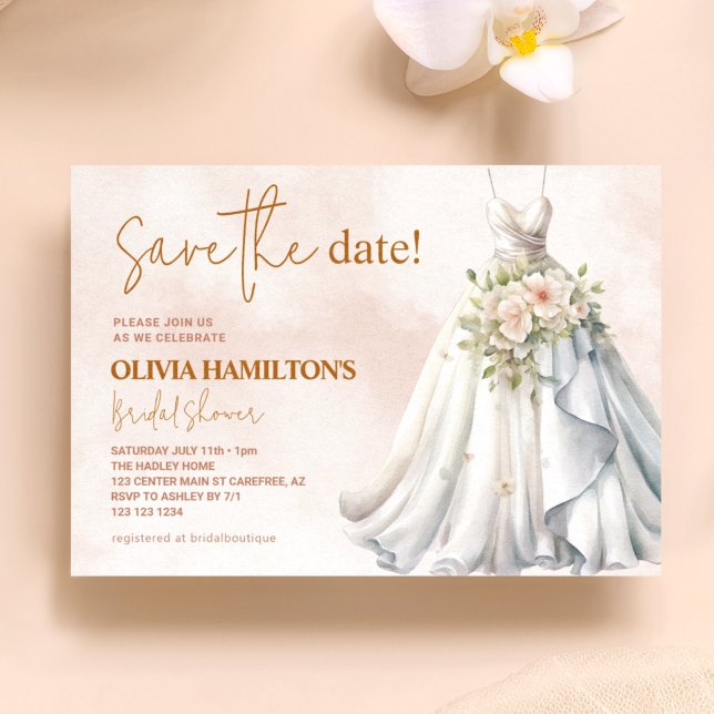 Save The Date Boho Terrasse Fête de Mariage (Créateur téléchargé)