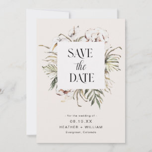 Save The Date Boho Wedding Enregistrer La Date