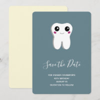 Bonne dent dentaire souriante mignonne