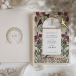 Save the Date Bougainvillea Burgundy Gold Wedding Folieneinladung<br><div class="desc">Art Nouveau Vintage floral Burgund & Gold Hochzeit Speichern Sie das Datum Einladungen von Alphonse Mucha in einem romantischen und whimsical Design mit Real Gold Foil. Viktorianische Schnörkel ergänzen klassische Deko-Schriftart. Bitte geben Sie Ihre persönlichen Informationen ein, und Sie sind fertig. Wenn Sie das Design weiter ändern möchten, klicken Sie...</div>