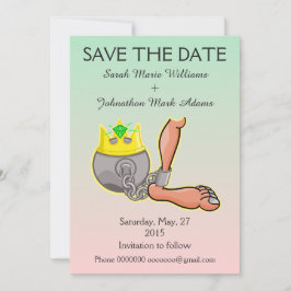 Save The Date Boule et chaîne personnalisables Enregistrer la da