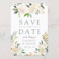 Bouquet de Rose blanc sauvage Floral Enregistrer l