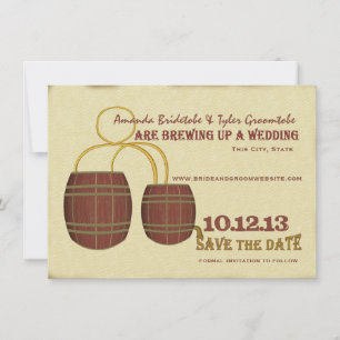 Save The Date Brasserie de bière Enregistrer la date