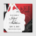 Save the Date - Braut und Bräuche - Rot Magnet<br><div class="desc">Save the Date Personalisierte Magnete. Ideal für die Hochzeitsfeier, Probe, Brautparty, Junggeselinnen-Abschied und vieles mehr. Suchen Sie nach weiteren Designs und Farben in meinem Geschäft. Wenn nötig... können Sie alle Texte löschen und mit Ihren eigenen Texten, Farben und Schriftart neu starten. ✔ Hinweis: Nicht alle Vorlagenbereiche müssen geändert werden. 📌...</div>