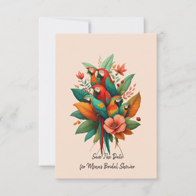 Save the Date Brautparty Einladung (Vorderseite)