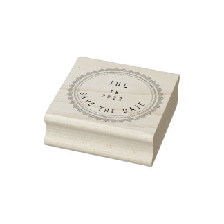Save The Date | Briefmarke bei Annullierung Gummistempel