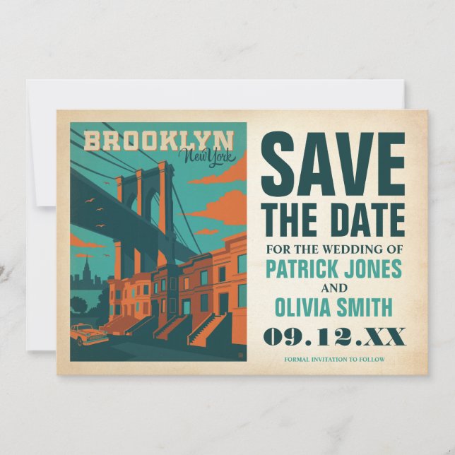 Save The Date | Brooklyn, New (Vorderseite)