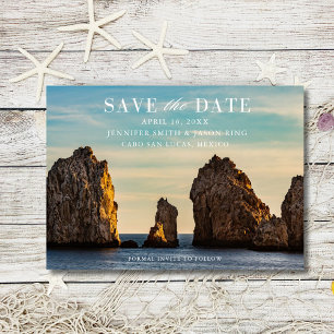 Save The Date Cabo San Lucas Mexique Mariage Enregistrer La Date