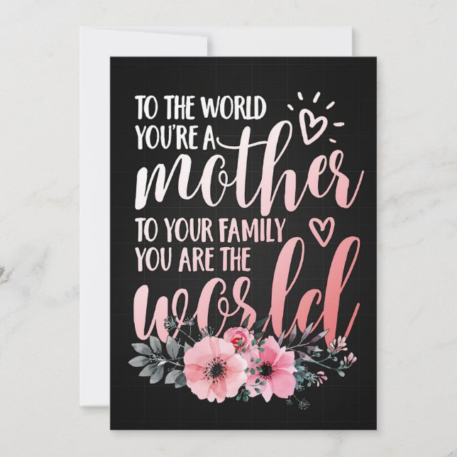 Save The Date Cadeau À Ma Mère (Devant)