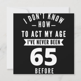 Save The Date Cadeau de 65 ans 65e anniversaire Idées cadeaux