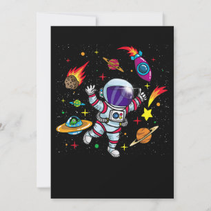 Save The Date Cadeau spatial pour Sci Fi Enfants - Garçons & Fil