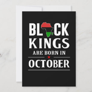Save The Date Cadeaux d'anniversaire Les Rois Noirs Sont Nés En