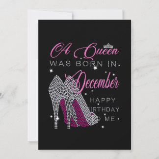 Save The Date Cadeaux d'anniversaire | Une Reine Est Née En Déce