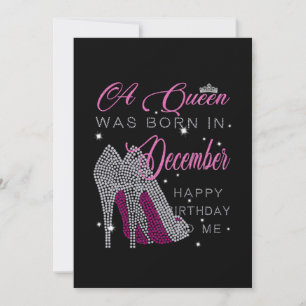 Save The Date Cadeaux d'anniversaire  Une Reine Est Née En Décem