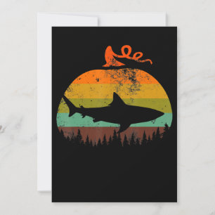 Save The Date Cadeaux d'Halloween Citrouilles de requins Vintage