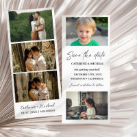 Cadre de bande de photomaton de mariage minimalist