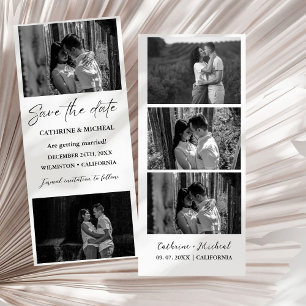 Save The Date Cadre de bande photo minimaliste Mariage