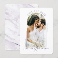 Cadre photo Argé moderne Lilac Marbre pourpre Reto