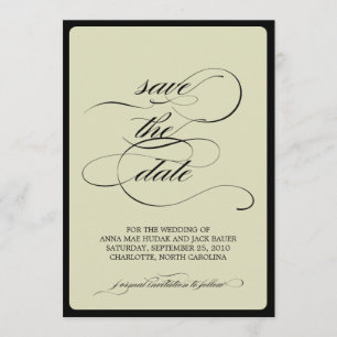 Save The Date {calligraphie} faites gagner la date