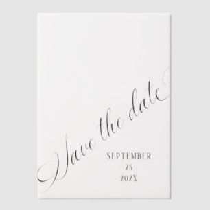 Save the Date Calligraphie Overlay
